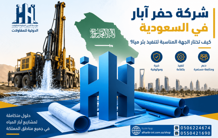 شركة حفر آبار في السعودية وتنفيذ مشاريع آبار المياه